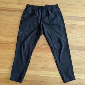 Under Armour joggers.